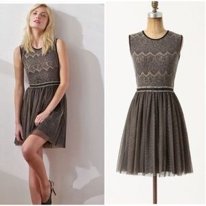 Anthropologie Weston Wear lace tulle dress xsmall